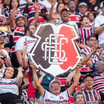 Festa dos jogadores e torcida do Santa