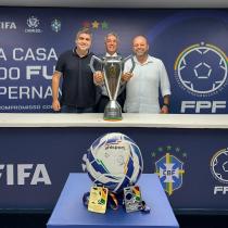 Evandro Carvalho recebe representantes de América e Vitória na FPF