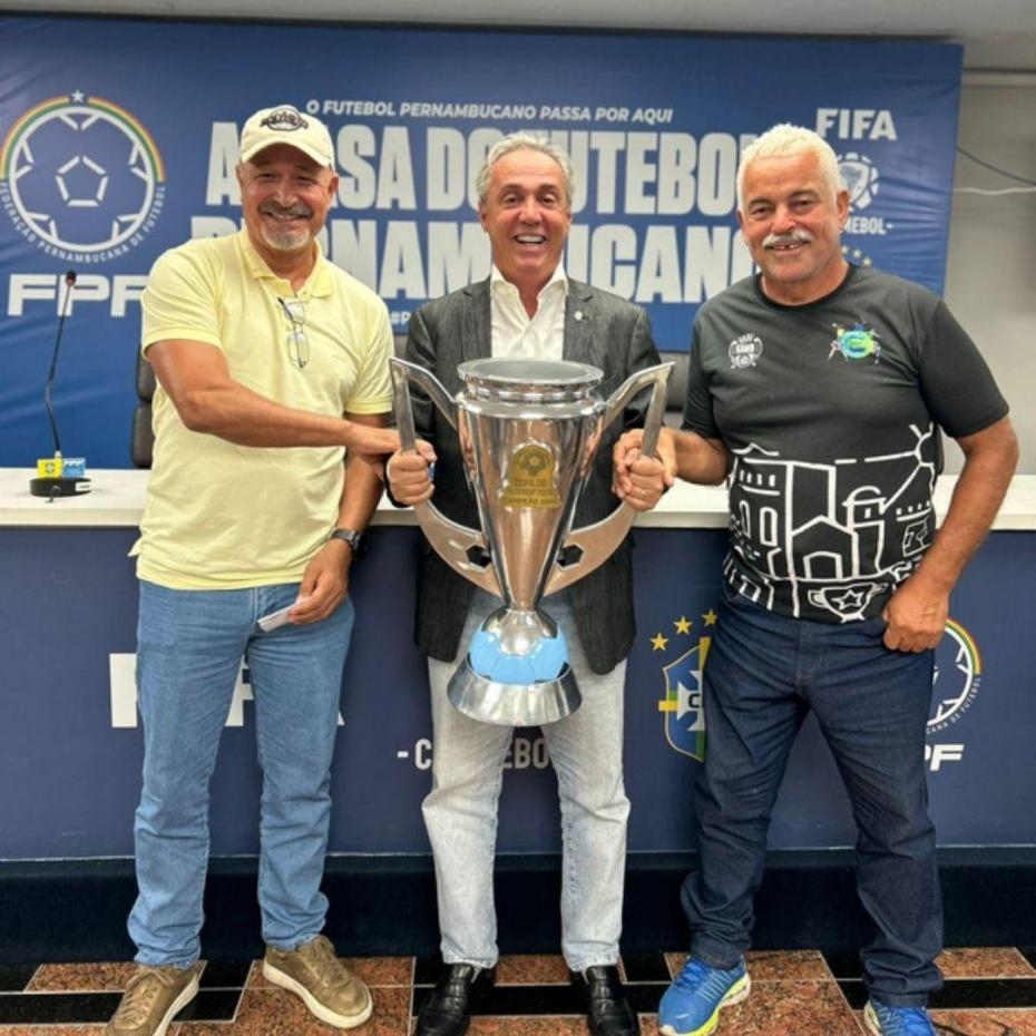 FPF se reúne com representantes das ligas de Paulista e Igarassu para planejar final da Copa do Interior Sub23