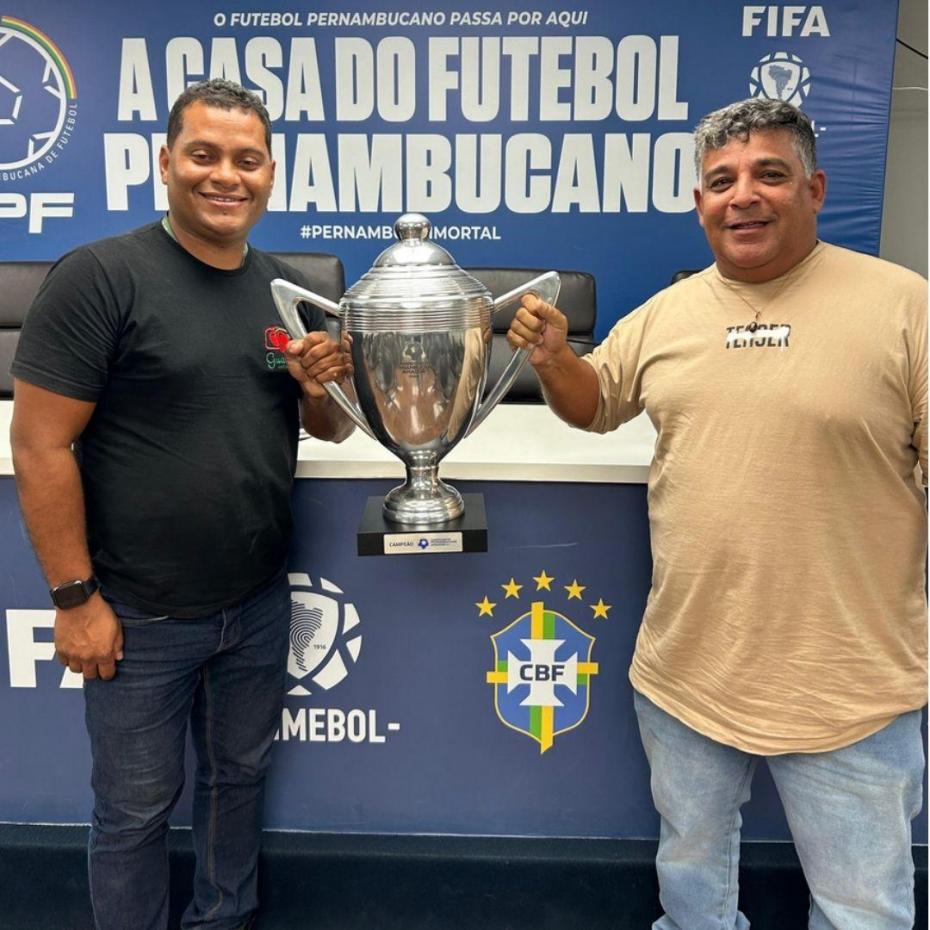 FPF recebe os presidentes de Azulão e Pina antes da final do Amador Sub19
