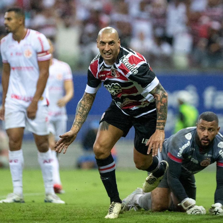 Santa Cruz vence o América-RN e abre vantagem nas quartas da Série D