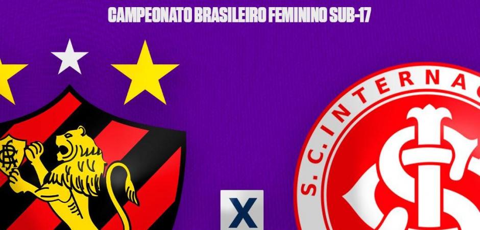 Sport recebe o Internacional em busca da primeira vitória no Campeonato Brasileiro Feminino Sub17