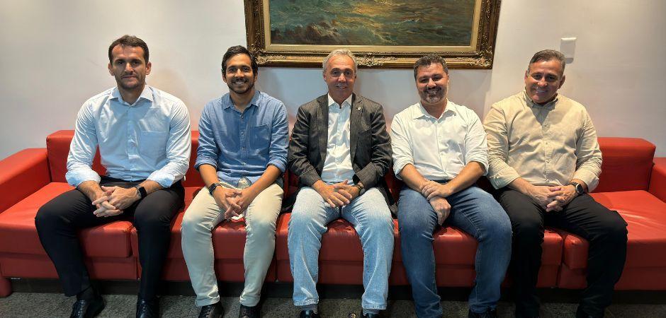 Federação recebe visita de representantes da CBF Academy