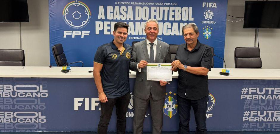 Porto recebe certificado de Clube Formador na Federação Pernambucana de Futebol