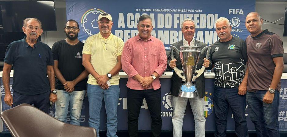 FPF se reúne com representantes das ligas de Paulista e Igarassu para planejar final da Copa do Interior Sub23