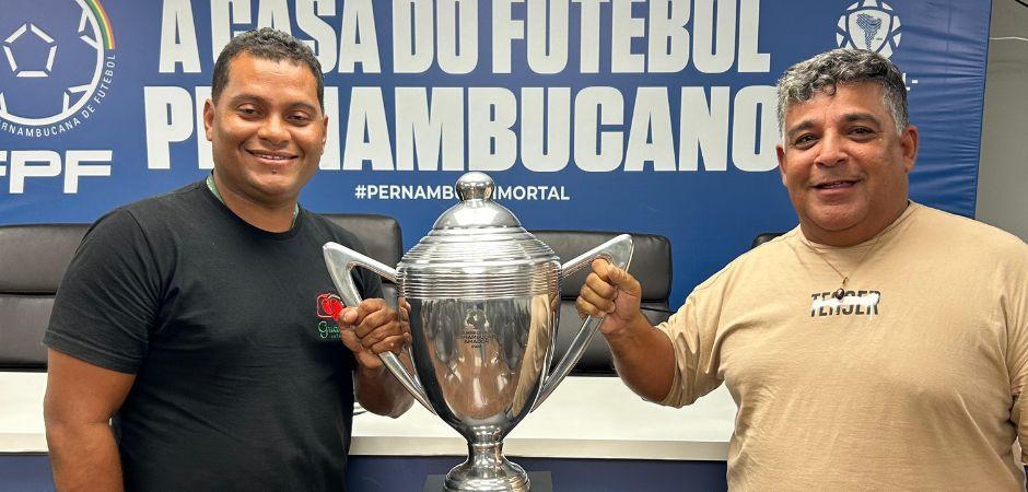 FPF recebe os presidentes de Azulão e Pina antes da final do Amador Sub19
