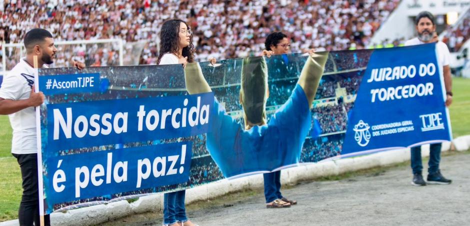 TJPE lança campanha “Nossa Torcida é pela Paz” com apoio da FPF