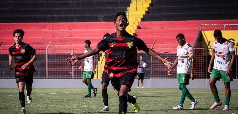 Sport goleia o CEO no jogo de ida das oitavas de final da Copa do Brasil Sub17