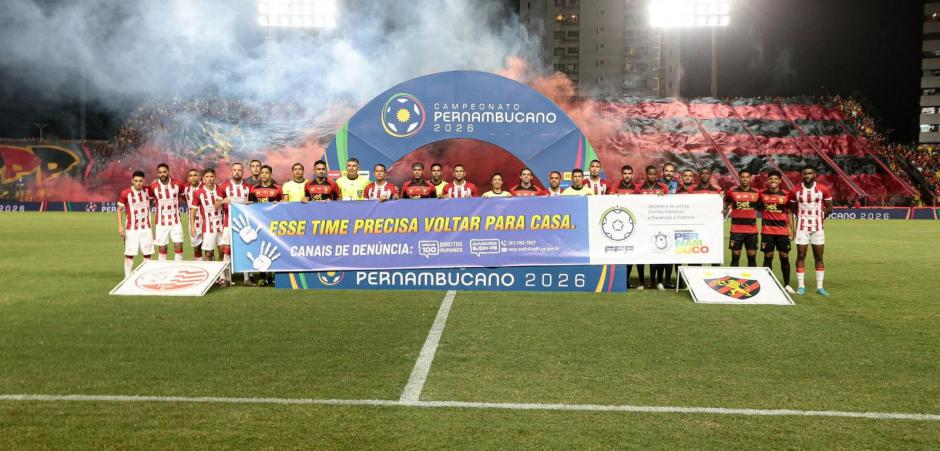 Sport e Náutico empatam por 3 a 3 no primeiro jogo da final do Pernambucano da Série A1