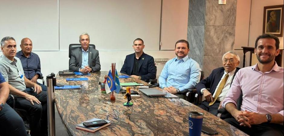 FPF recebe representantes do MP do Ceará e de sindicatos dos atletas para visita institucional