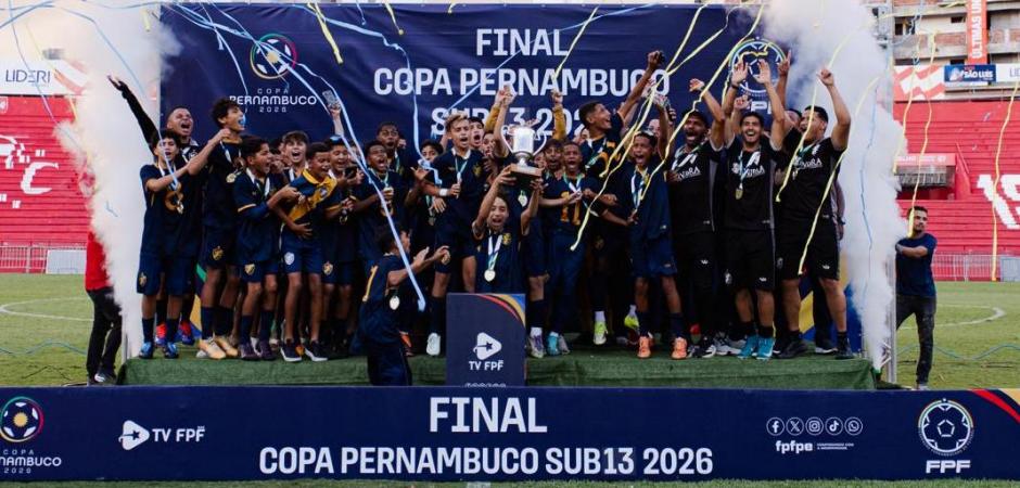 Retrô vence o Náutico nos pênaltis e conquista o bicampeonato da Copa Pernambuco Sub13