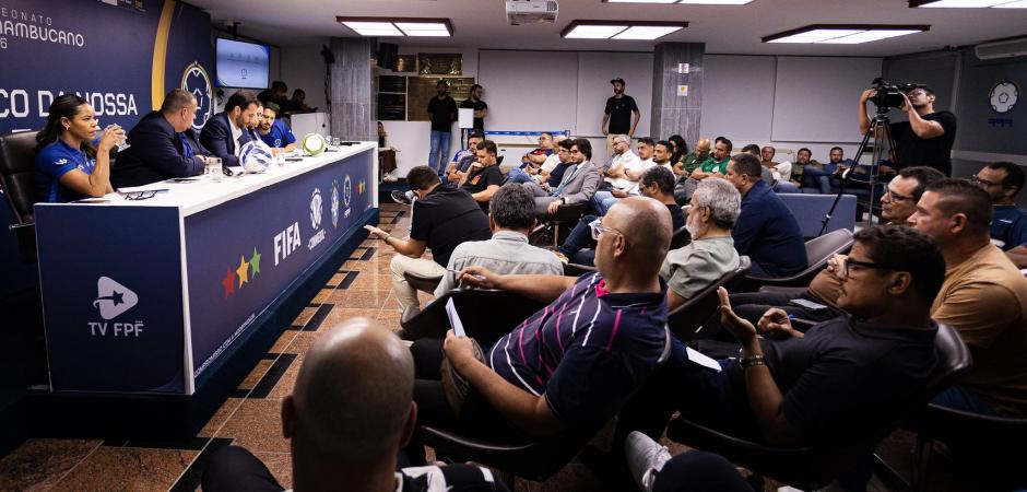 FPF realiza arbitral das categorias de base e anuncia criação do Campeonato PE Sub11
