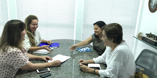 FPF recebe visita da Secretaria da Mulher