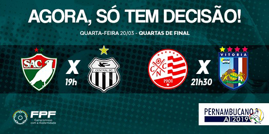 Dois jogos abrem as quartas de final