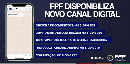 FPF disponibiliza novo canal digital