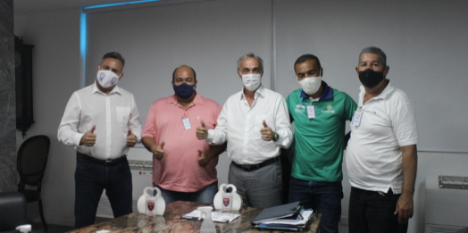 FPF recebe visita do Presidente da Liga de Palmares