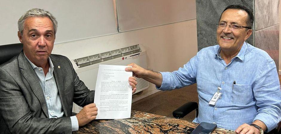 Evandro Carvalho recebe vice-prefeito de Goiana