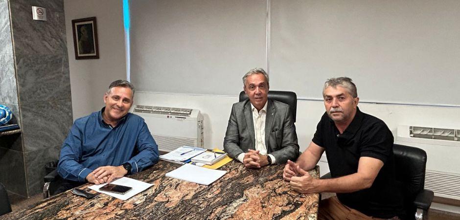 Evandro Carvalho recebe presidente da Liga de Gravatá