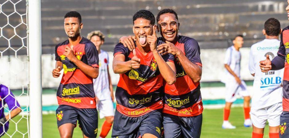 Sport goleia Íbis e assume vice-liderança do Sub-20