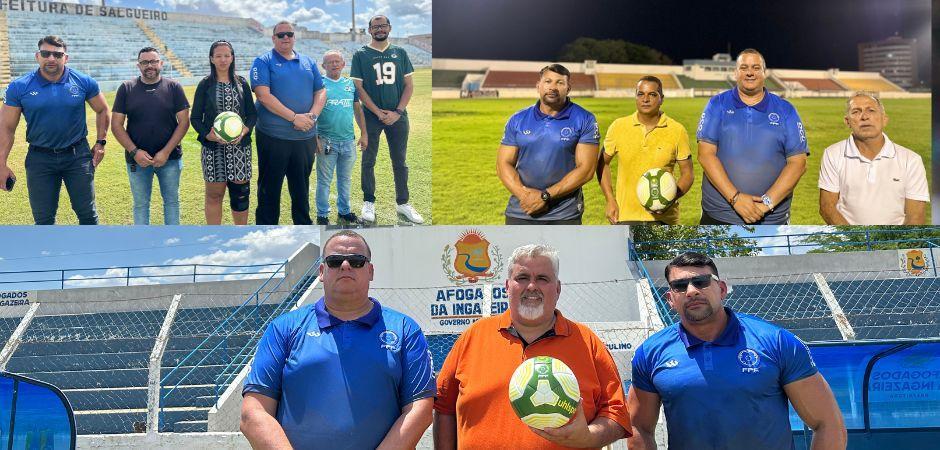 Federação finaliza vistoria nos estádios do Sertão